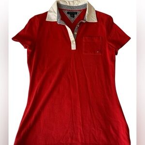 Women's Red Polo Shirt